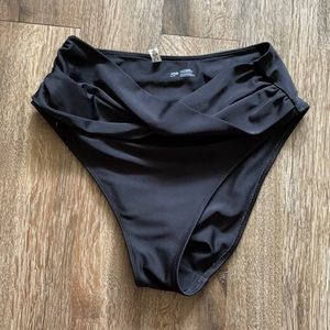 Black bikini bottom